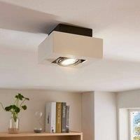 Ceiling Light /'Vince/' dimmable (Modern) in White Made of Aluminium for e.g. Hallway (1 Light Source, GU10) from Arcchio | Ceiling lamp, lamp