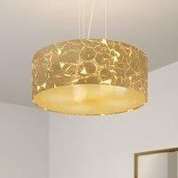 Golden pendant light Aura - made in Germany