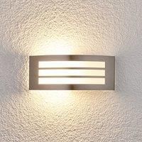 Stylish outdoor wall light Raja, striped pattern