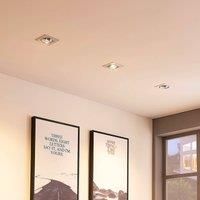 Arcchio Spotlight Recessed /'Sophia/' dimmable (Modern) in Silver Made of Aluminium for e.g. Hallway (1 Light Source, GU10) from high-Voltage Spotlight, Spotlight, recessed Light, Ceiling Light, Wall