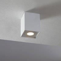 Arcchio Square GU10 ceiling spotlight Mikail in white