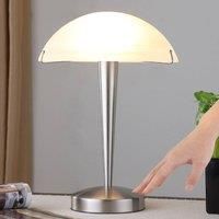Lindby Attractive table lamp Viola, matt nickel