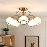 Fantastic ceiling light Corentin, antique brass