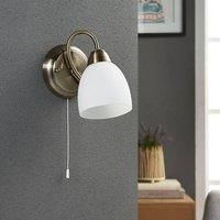 Lindby Wall light Mael with a pull switch