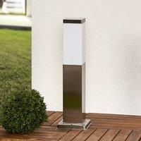 Pillar light Lorian made of stainless steel
