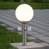 Lindby Vedran - pillar lamp including motion detector