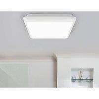 LED Ceiling Light /'Augustin/' (Modern) in White for e.g. Bathroom (1 Light Source,) from Arcchio | Ceiling lamp, lamp