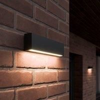 Elvira - graphite-grey IP65 LED outdoor wall lamp