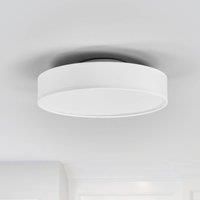 Ceiling Light /'Saira/' (Modern) in White Made of Textile for e.g. Living Room & Dining Room (1 Light Source,) from Lindby | Ceiling lamp, lamp