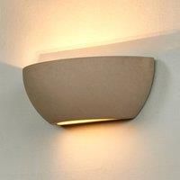Lindby Elegant wall light Renata made of concrete