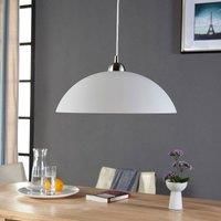 Lindby Round glass hanging light Valeria for the kitchen