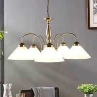 Lindby Classic hanging light Otis, 5-bulb