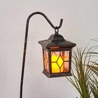 Lindby Outdoor Solar Lights /'Beata/' (Modern) in Black (2 Light Sources,) from Solar lamp, Garden Solar Light
