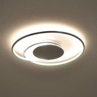 Lindby Joline LED ceiling lamp, chrome, 46 cm