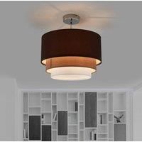 Fabric in three layers - the ceiling lamp Jayda
