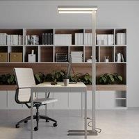 Arcchio Dimmable LED office floor lamp Logan 4,000 K