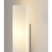 Lindby White glass wall lamp Ophelia