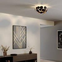 Lindby Black and gold ceiling lamp Kinan