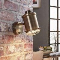 Lindby LED Ceiling Light /'Ebbi/' dimmable (Modern) in Bronze Made of Metal for e.g. Living Room & Dining Room (1 Light Source, E14) from floodlight, Spotlight
