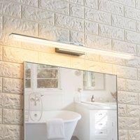 Lucande Long LED mirror light Julie, IP44