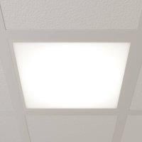 Arcchio LED Panel /'Vinas/' (Modern) in White for e.g. Office & Workroom (1 Light Source,) from Ceiling Light, Business Lighting, Office lamp, workspace lamp, Ceiling Light, Ceiling