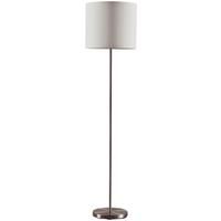 Lindby Parsa - floor lamp with white fabric lampshade