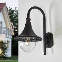 Lindby Daphne outdoor wall light, antique black