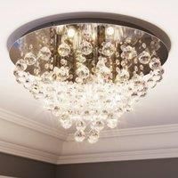 Lindby Ceiling Light /'Annica/' dimmable (Modern) in Clear Made of Metal for e.g. Living Room & Dining Room (5 Light Sources, E14) from Ceiling lamp, lamp