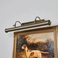 Lindby Long picture light Joely in antique brass