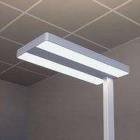 Arcchio Logan LED office floor lamp with dimmer