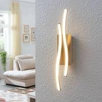 Lindby Safia LED wall lamp in wave shape