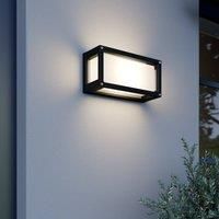 Lucande Aurelien - outdoor wall light with a grey frame