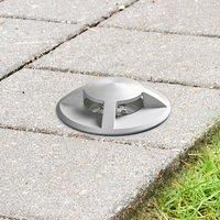 Lucande Anina LED recessed floor light, aluminium