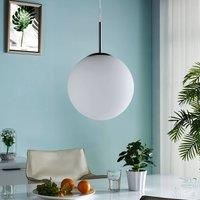 Lindby Marike opal glass pendant light in white