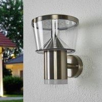 Antje stainless steel LED outdoor wall lamp