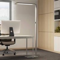 Matthis LED office floor lamp, dimmer and sensor