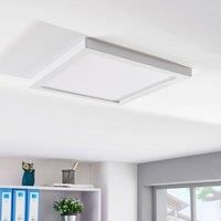 Arcchio White, angular LED ceiling lamp Solvie