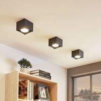 Arcchio Mabel downlight, angular, dark grey