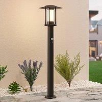 Lindby Gregory LED path light, dark grey, sensor