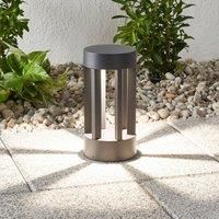 Lindby LED Outdoor Lights /'Jordis/' (Modern) in Black Made of Aluminium (1 Light Source,) from Pillar Lights, Garden Light, Path Light, Bollard Light, Path lamp, Pillar Light