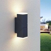 Lindby Sally LED outdoor wall light, two-bulb