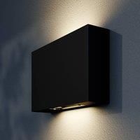 Lucande Isalie LED outdoor wall light in dark grey