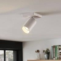 Arcchio Brinja spotlight, angular, white, 1-bulb