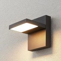 Silvan LED outdoor wall lamp, dark grey