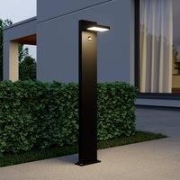 Lucande Silvan LED bollard light, 100 cm, sensor