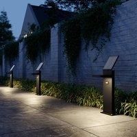Lucande Silvan LED solar path lamp with sensor, 60 cm
