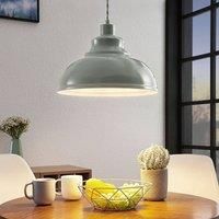 Ceiling Light /'Albertine/' dimmable (Vintage, Antique) in Blue Made of Metal for e.g. Living Room & Dining Room (1 Light Source, E27) from Lindby | Pendant Lighting, lamp, Hanging lamp, lamp, Ceiling