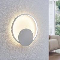 Lindby Anays LED wall lamp, round, 32 cm
