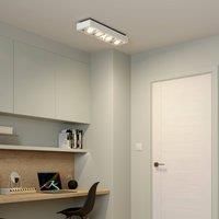 Arcchio Ronka downlight, 4-bulb, long, white