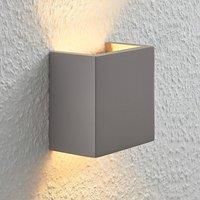 Wall Light /'Smira/' dimmable (Modern) in Silver for e.g. Living Room & Dining Room (1 Light Source, G9) from Lindby | Wall Lighting, Wall lamp